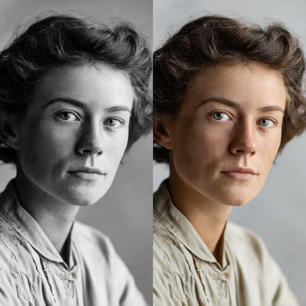 Colorisation de photo ancienne : dans quels cas le résultat paraît naturel ?